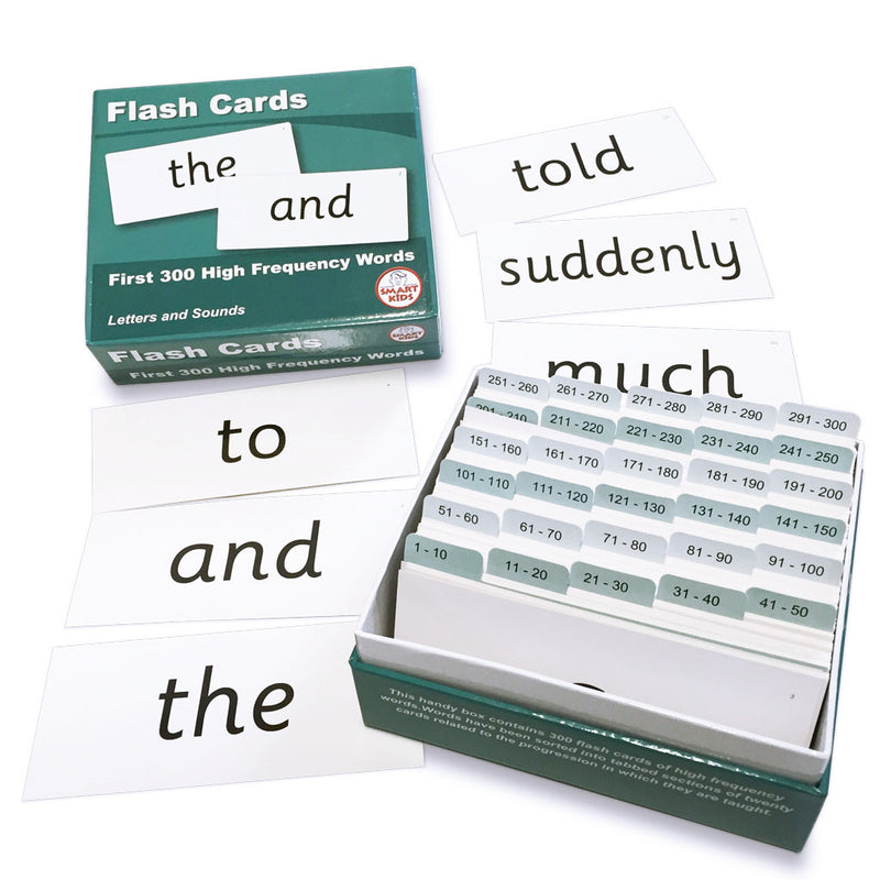 First 300 High Frequency Words Flash Cards