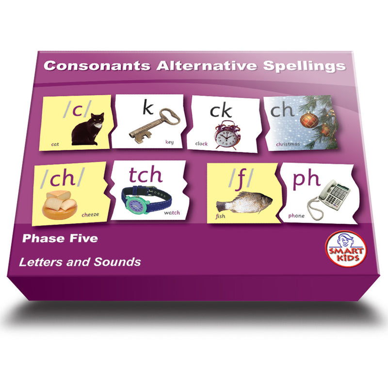 Consonant Alternative Spellings Puzzles