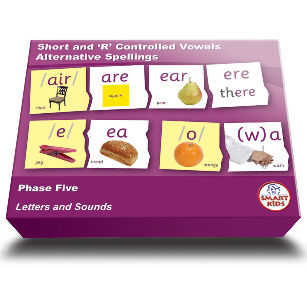Short Vowel Alternative Spellings Puzzles