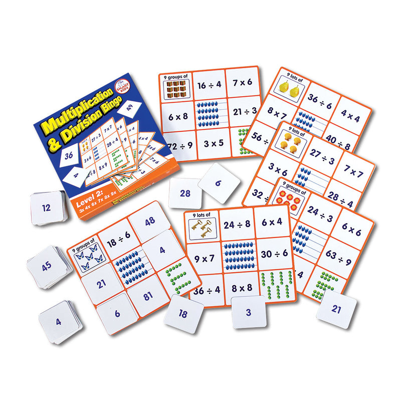 Multiplication & Division Bingo Level 2