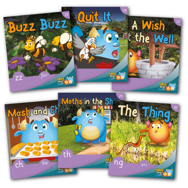 Mog and Gom Books Unit 5 (set of 36 books)