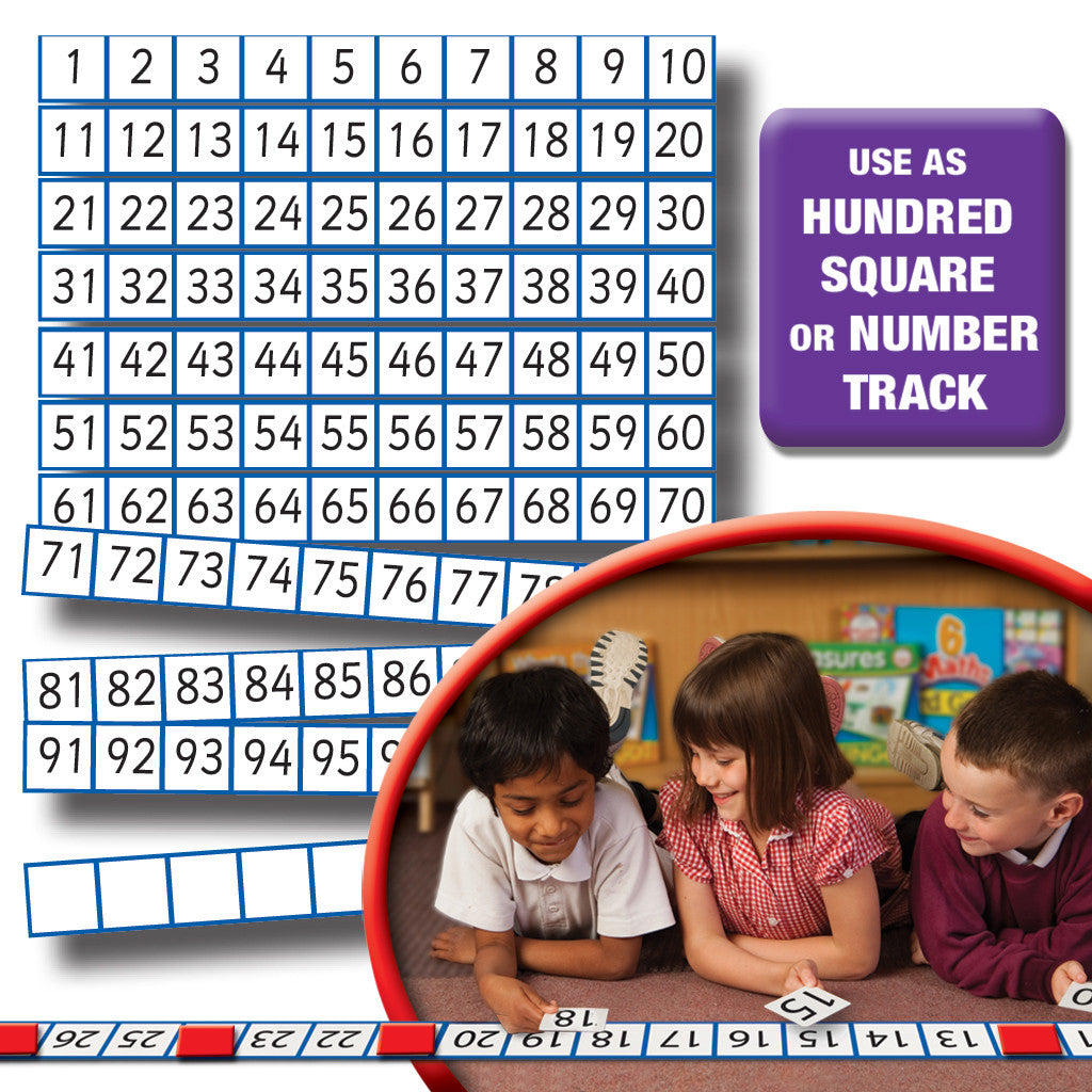 Large 1-100 Number Track – Smart Kids