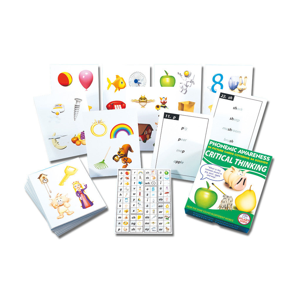 Phonemic Awareness Critical Thinking Flashcards & Activities