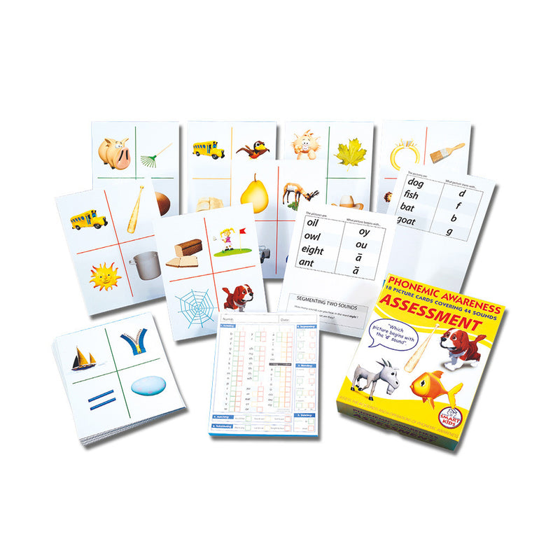 Phonemic Awareness Assessment Flashcards & Activities