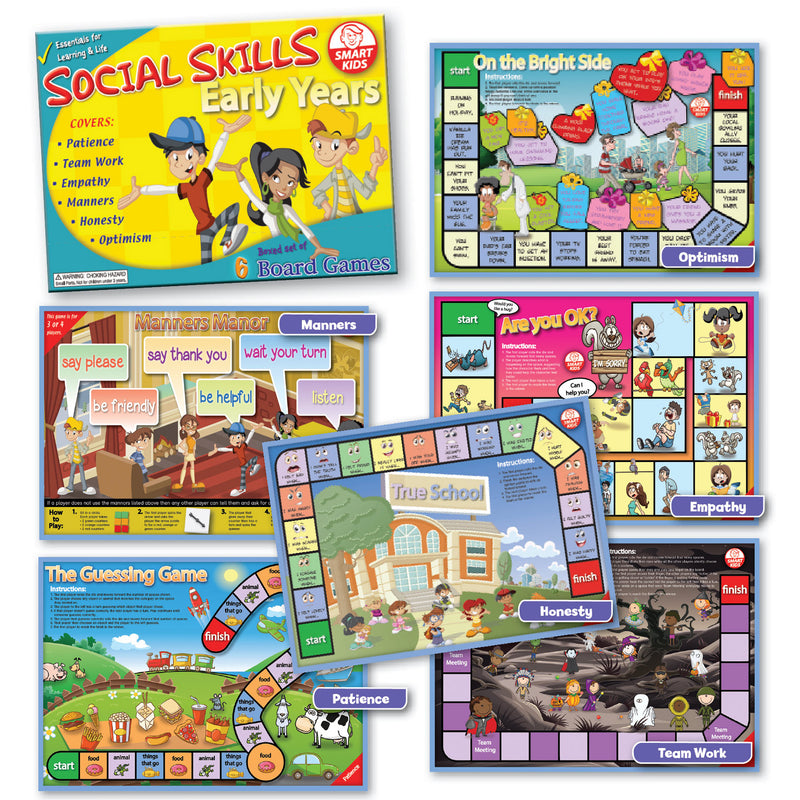 Social Skills Board Games - Early Years