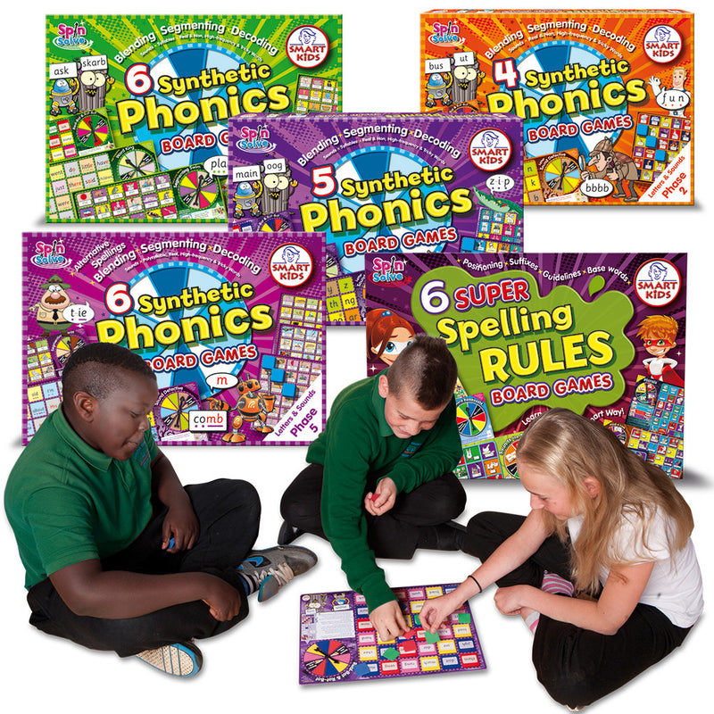 Synthetic Phonics Board Games Kit