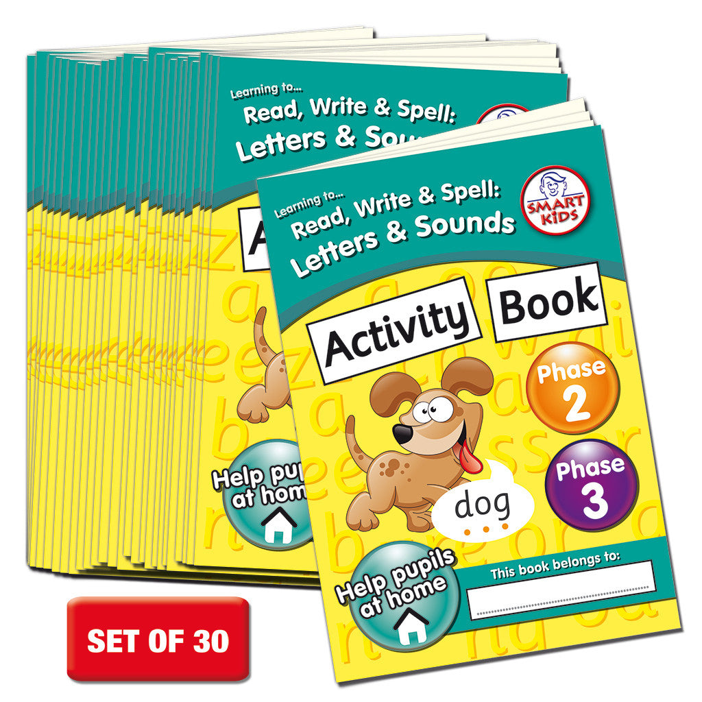 Phase 2 & 3 Activity Book Pack of 30