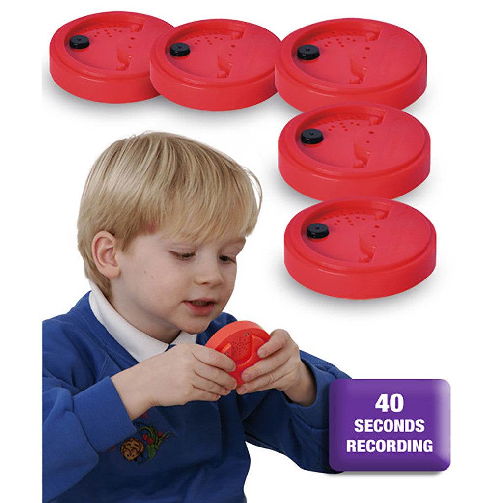 Talking Tins Red (40 Seconds) Pack of 6 – Smart Kids
