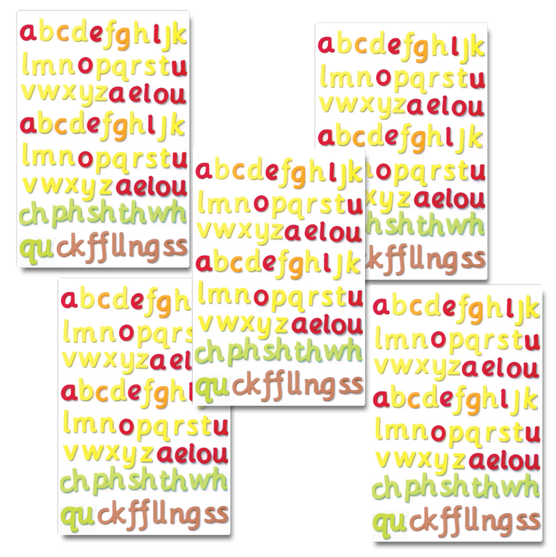 Pack of 5 Magnetic Letters Pack 1 – Smart Kids