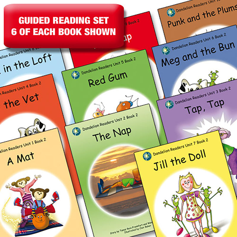 Dandelion Readers Units 1-10 - Set 2 (Guided Reading 60 Books)