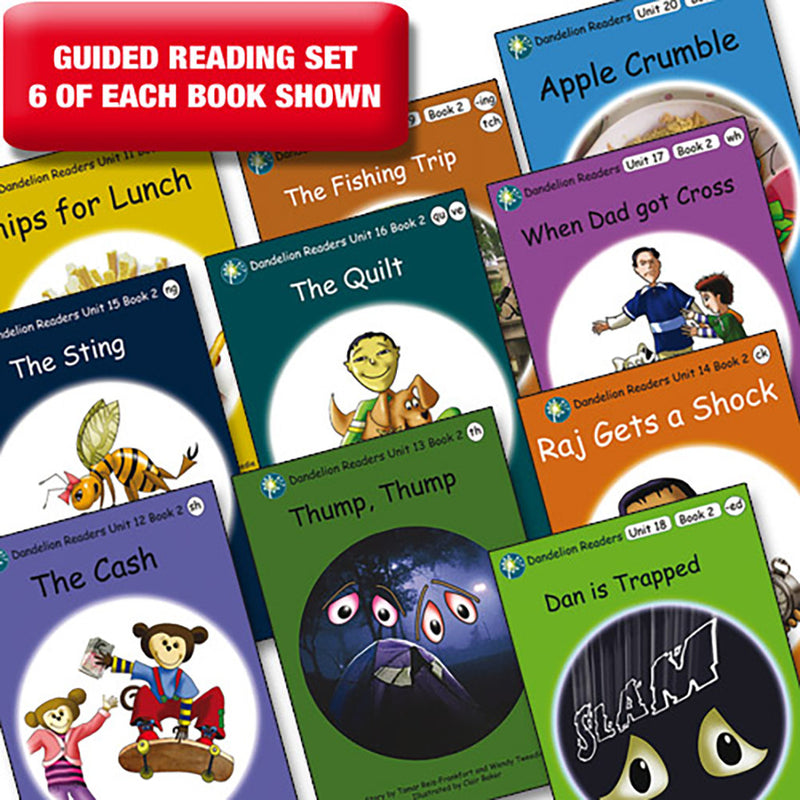 Guided reading set - Dandelion Readers units 11-20 series 2 x 6 of each book