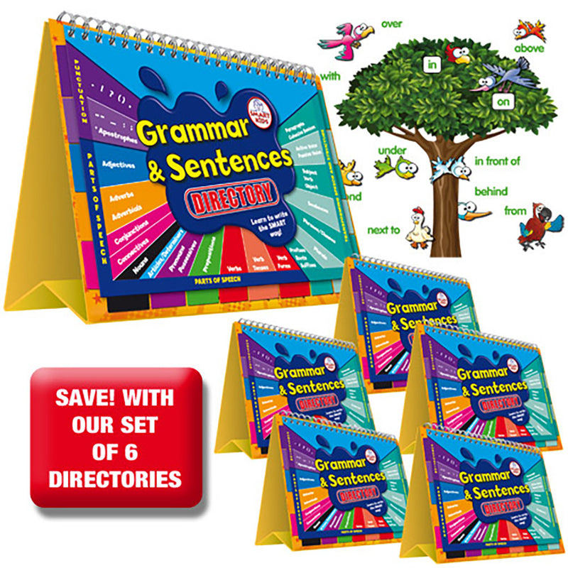 Grammar & Sentences Directory Set of 6