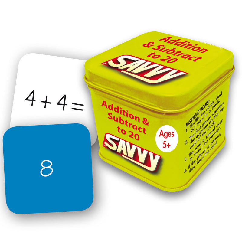 Savvy - Addition & Subtraction to 20