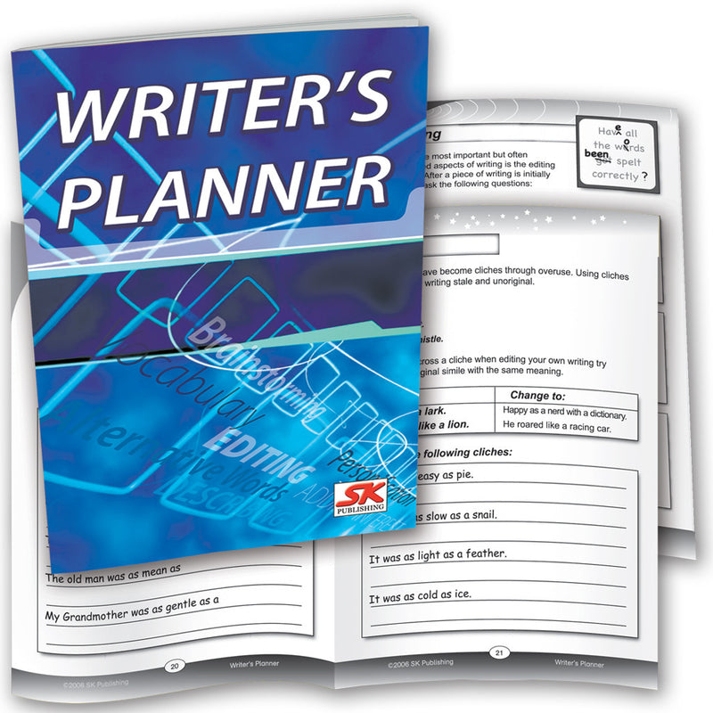 Writer's Planner (Pack of 6)
